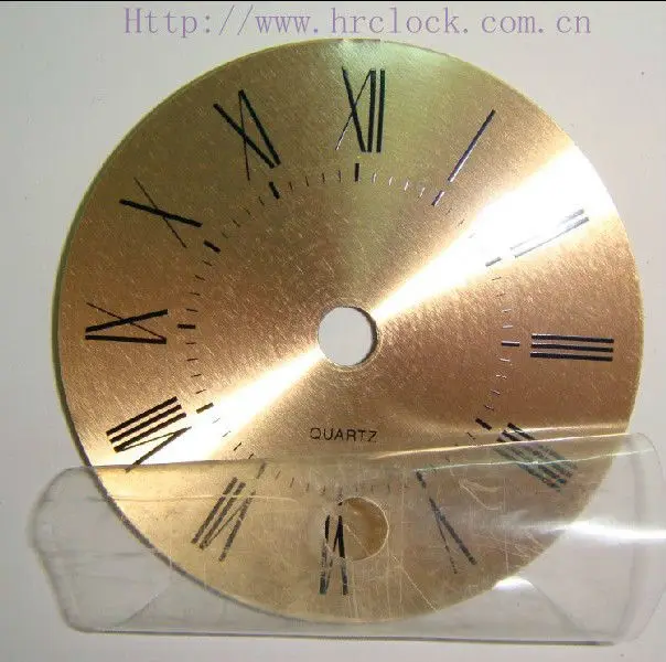 Metal Aluminum Surface Clock Dial With Classical Design Craft Small