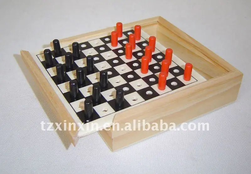 Mini Wooden Travel Game With Checker Board Games Buy Travel Game