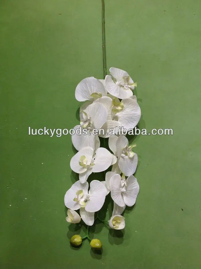 Wedding Decorative White Artificial Plastic Orchids Buy Artificial