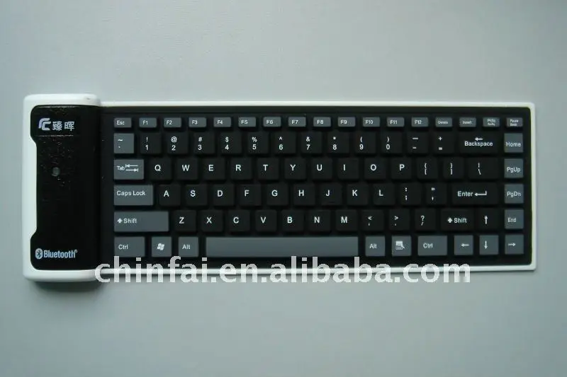 Ce/fcc/rohs Bluetooth Keyboard Silicone Flexible Keyboard For Pc