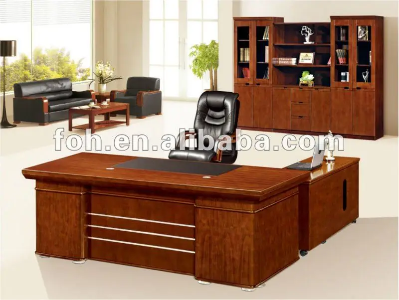 Wooden Executive Desk Office Table L Shaped Fohs Custom Design And Manufacture For You