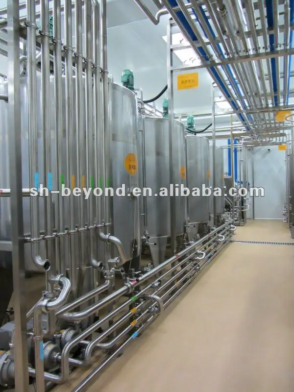 1T/h turnkey milk production line