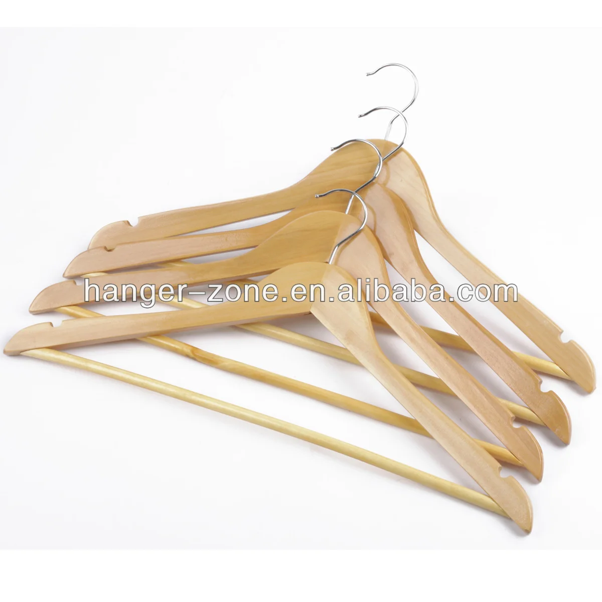 44.5cm Classic Wooden Hanger With Logo Printing With Color Box Buy 44