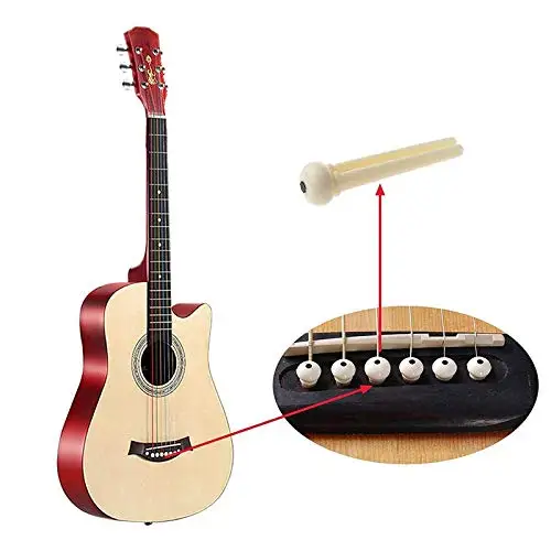 Nut Stringed Instruments White Ebony Bone Eco-Friendly Professional Bridge Pins & Saddle Nut ...