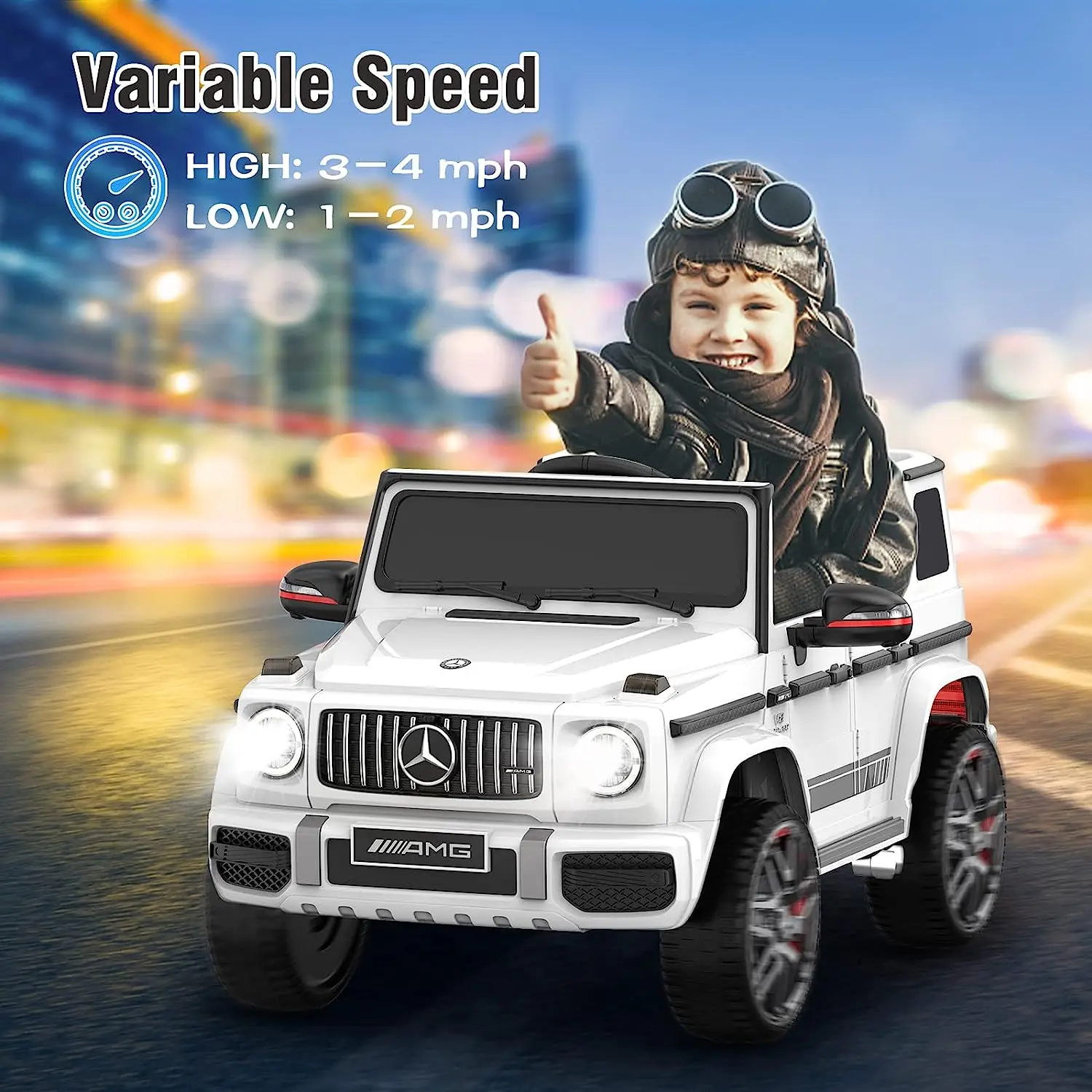 Anpabo 24v 4wd Licensed G63 Kids Car,Ride On Car W/parent Remote ...