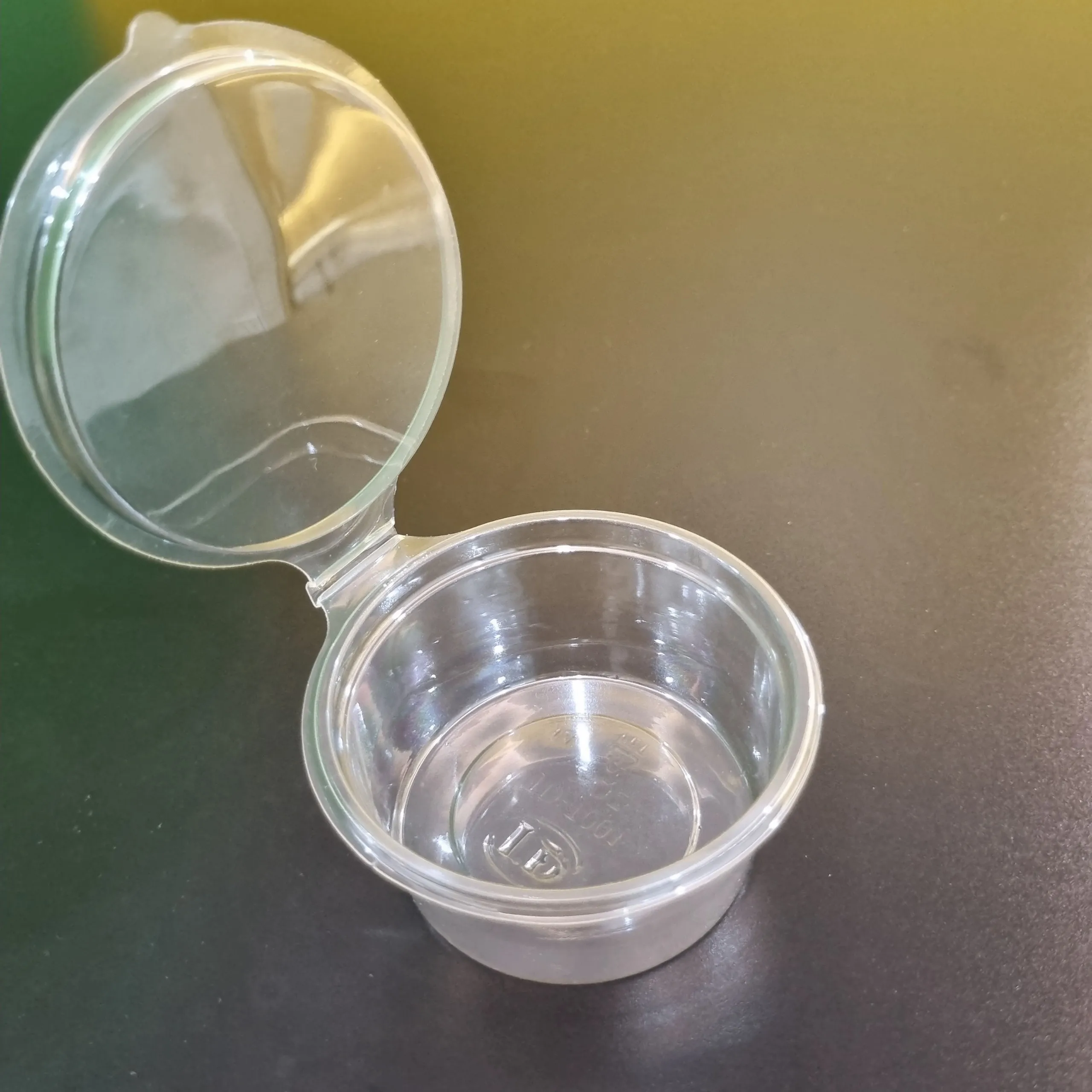 2oz 60ml Food Packaging Disposable Pet Plastic Container Sauce Cup With