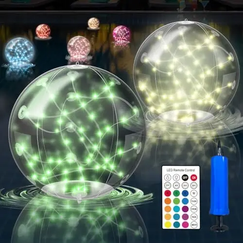 Arckiguana Solar Floating RGB Pool Balls