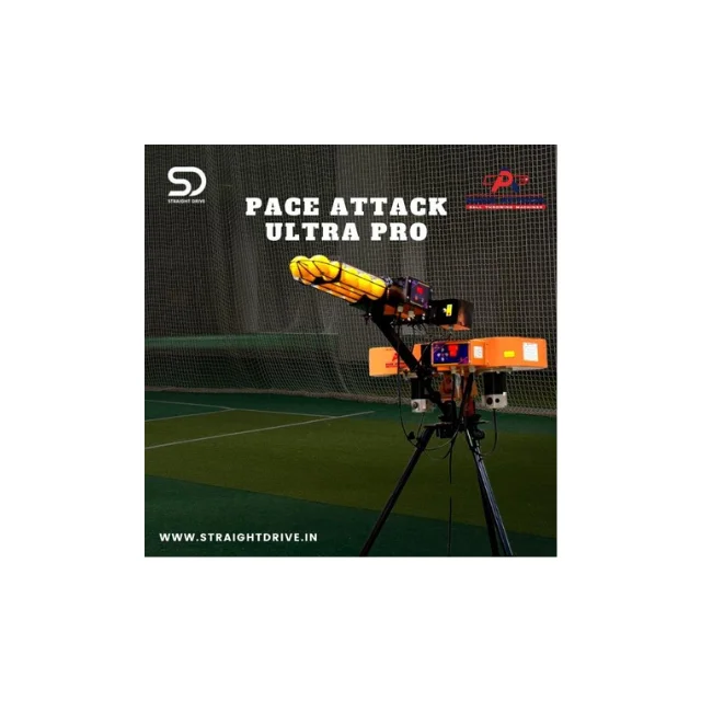 Straight Drive Pace Attack Ultra Pro Digital Cricket Bowling Machine
