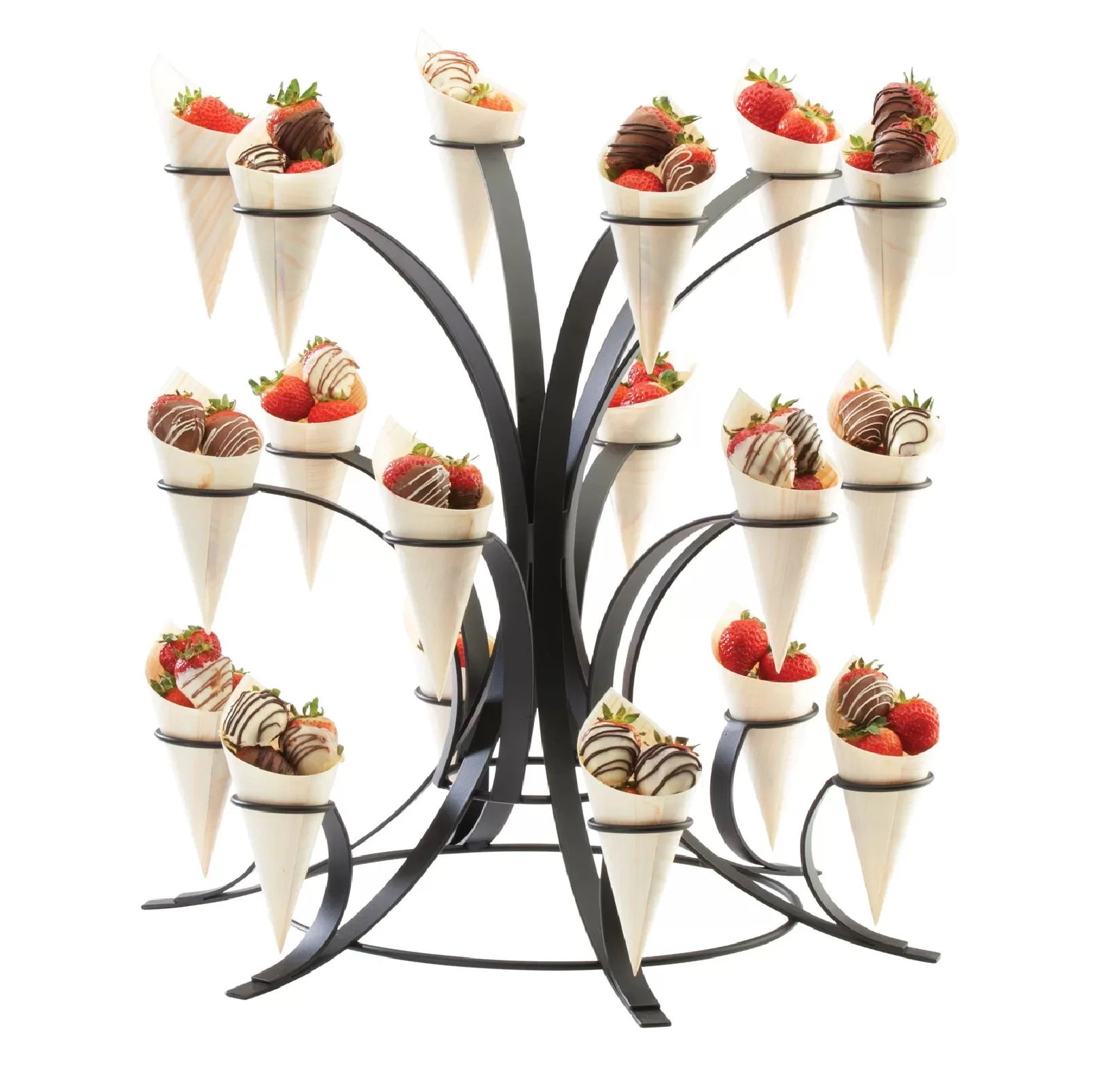 Popular Ice Cream Cone Rack in Sturdy Metal with Glossy Finished ...