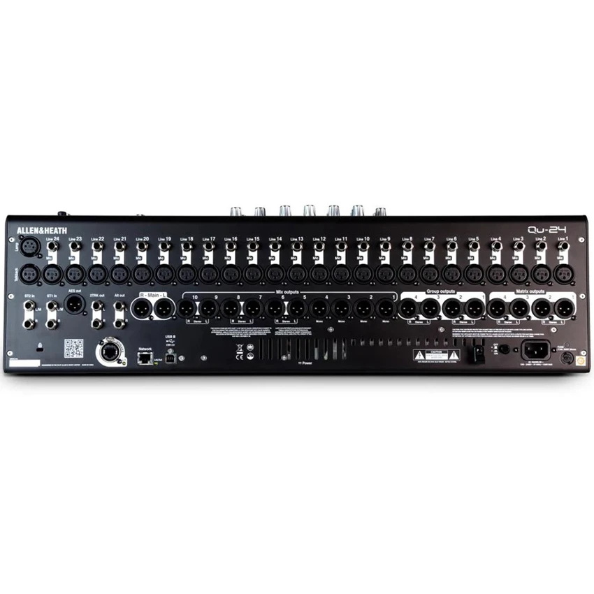 Allen & Heath Qu 24 / Qu24 Mixer Digital - 24 Channel Audio Mixer ...