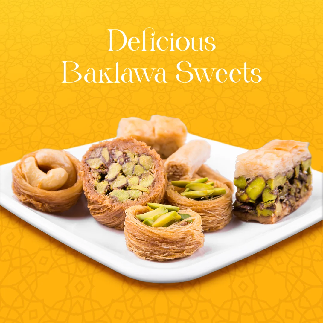 Factory Sale 750g Tin Can Mixed Baklawa Luxurious Assortment Of ...