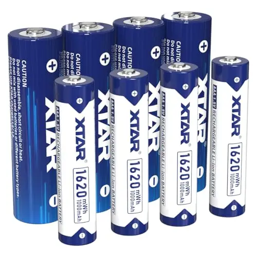 XTAR 1.5V AA AAA Batteries 4-Pack