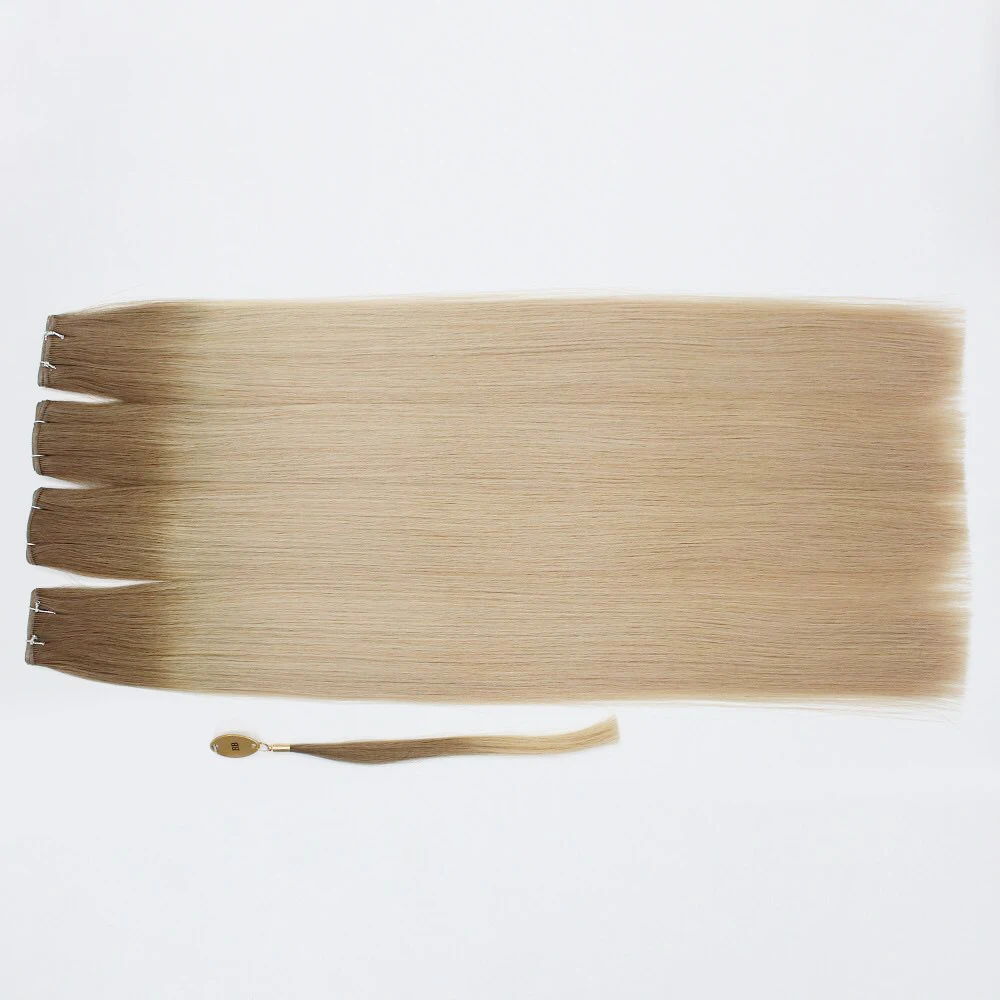 Seamless Ultra Thin Super Double Drawn Genius Weft Hair Extensions For