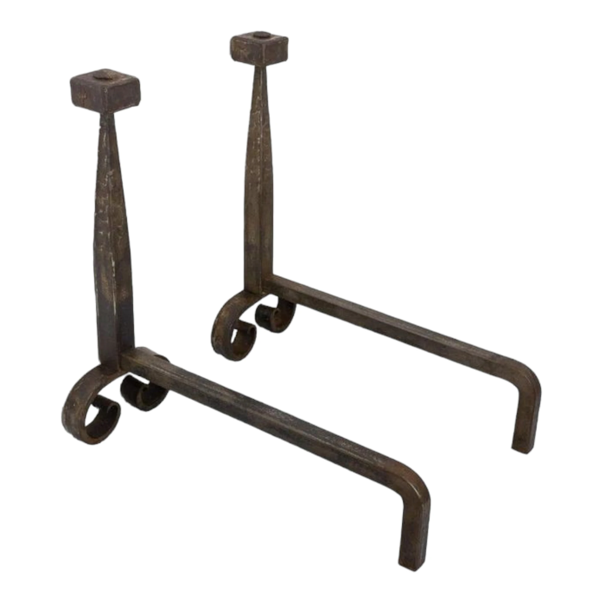 Customised Freestanding Andiron Fireplace Firewood Rack Log Bracket,Backyard Household Andirons