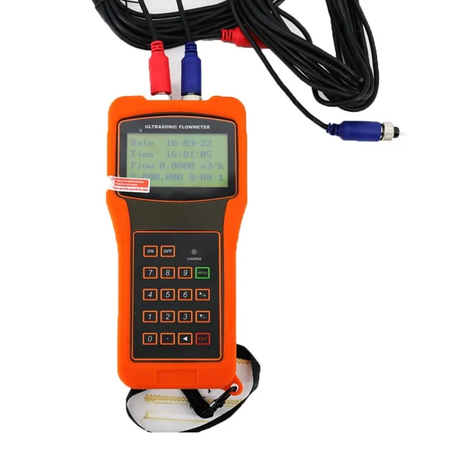 TUF2000H Handheld Ultrasonic Flow Meter with 50-700mm Transducer
