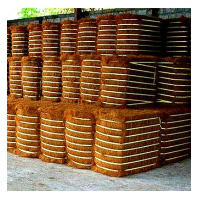 Coconut Fiber Coir Pellet Nutrient Soil Lightweight Plants Compressed