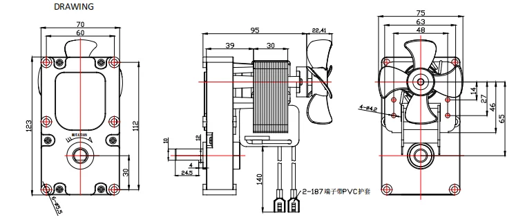 Shaded Pole Gear Motor, HT-K-023 - detail 10