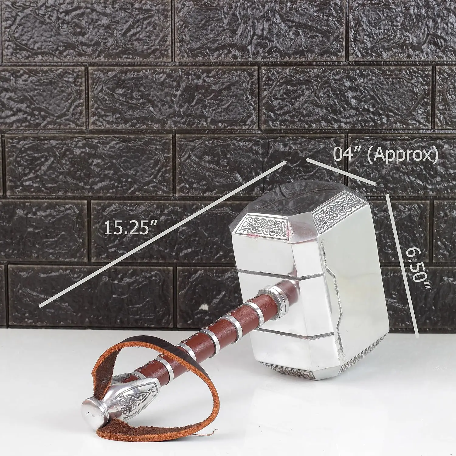 Avengers Thor Mjolnir Hammer Storm Breaker Axe Props Cosplay Action