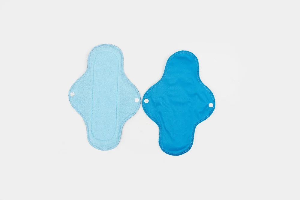 Buy Washable Reusable Cloth Sanitary Napkin Blue Pads Set With Highly