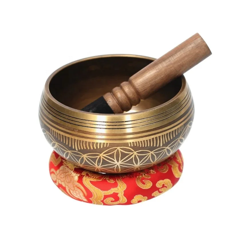Admireble Copper Singing Bowl Tibetan Singing Bowl Buddhist Singing