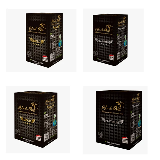 Shisha Hookah Coconut Shell Charcoal 100 Nature Cube Hookah Charcoal