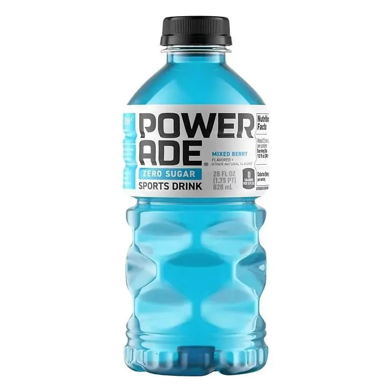 Powerade Electrolyte Enhanced Sports Drinks W/ Vitamins Mountain Berry Blast 24 Pack In Bulk For