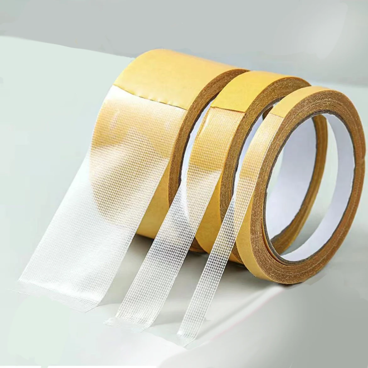 Cloth Based Doublesided Tape High Viscosity No Trace Yellow