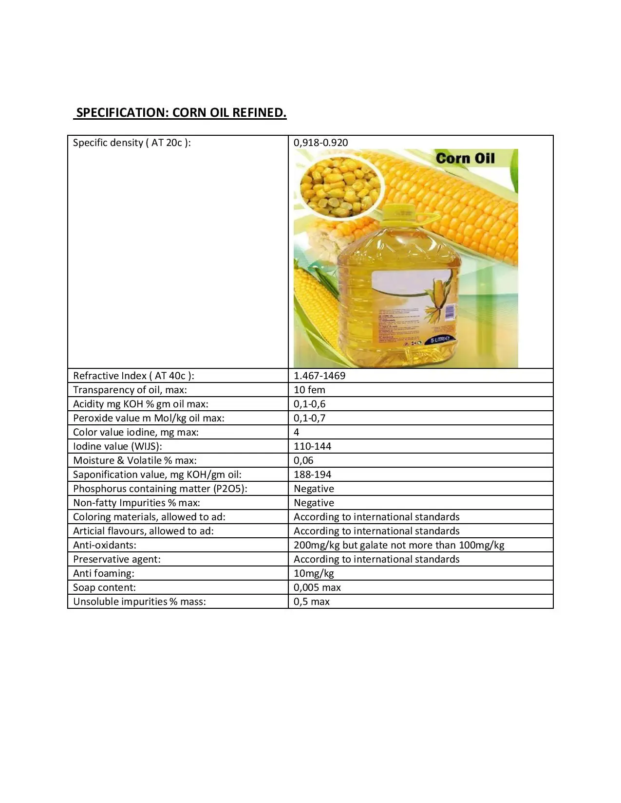 Refined Corn Oil Clear Bottle 1l,2l,3l,5l Packaging Plastic Yellow Corn