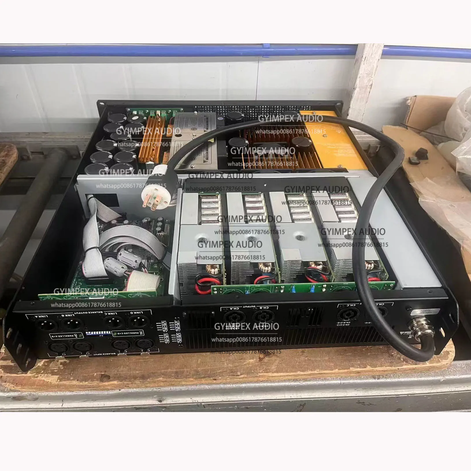 4X1800WATT RMS 8OHM Power Amplifier - GYIMPEX D4K Live/stage