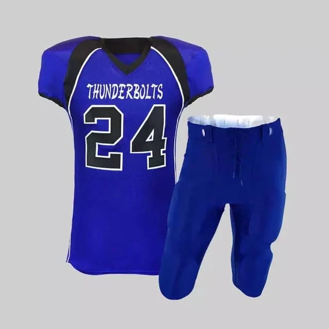 Sublimation American Football Uniform Set Blank Sport Shirt Custom