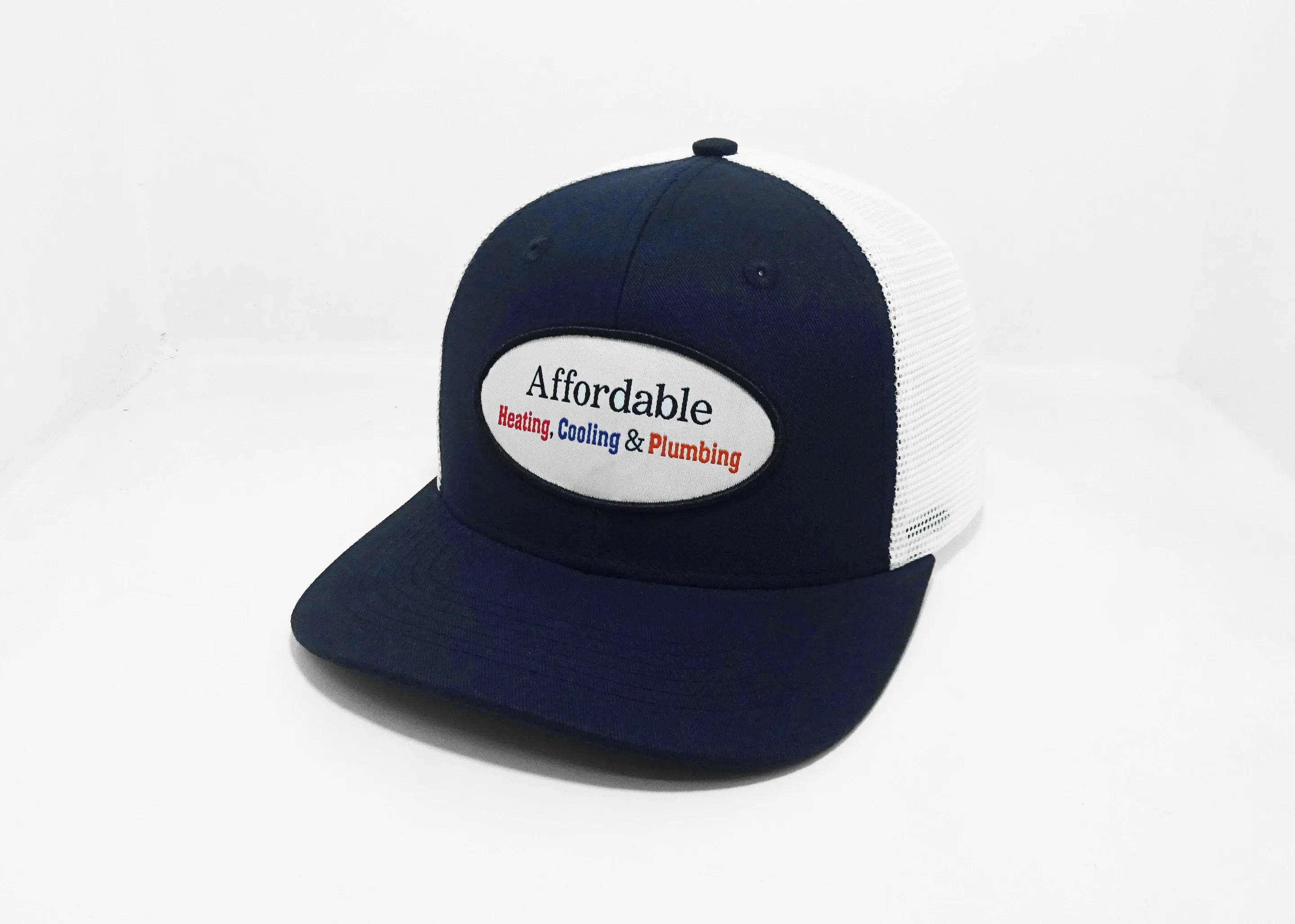 Hot Selling Custom Woven Patch Design Logo 6 Panel Trucker Hats Mesh