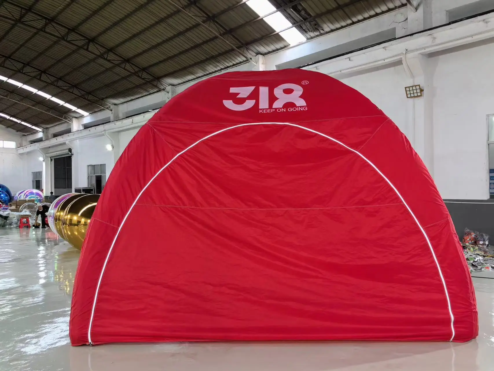 Pvc1000d Grid Woven Wire Inflatable Films - Buy Outdoor Tents Outdoor ...