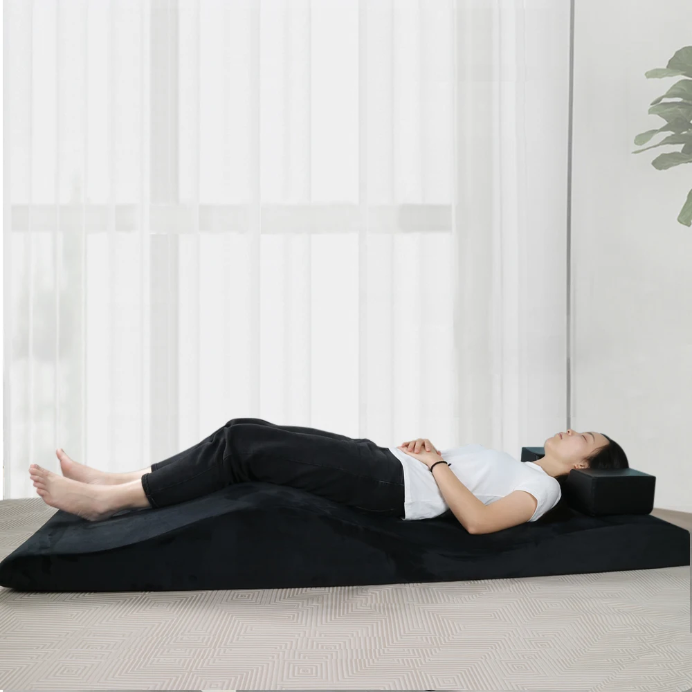 Factory Top Seller Beauty Salon Curved Foam Extension Lash Mattress Leather Lash Bed Beauty Lash