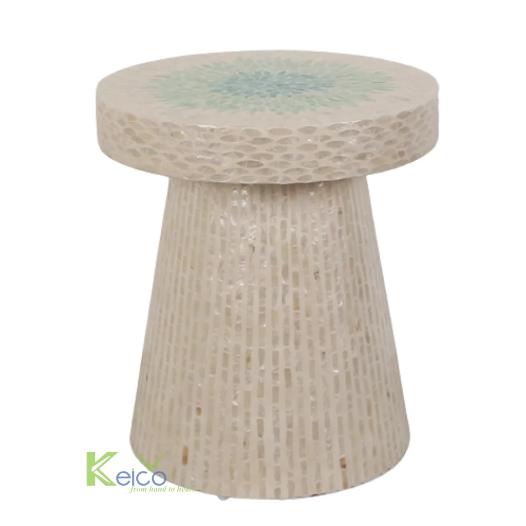 New Design For 2023 Mother Of Pearl Table Capiz Mushroom Table With