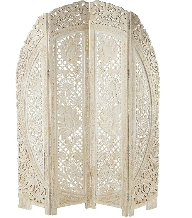Screen Folding Movable Dubai Wood Room Divider Folding Privacy Screen