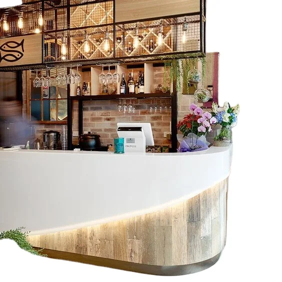 Luxury Hotel Bar Counter Customized Restaurant Bar Counter Lounge Bar