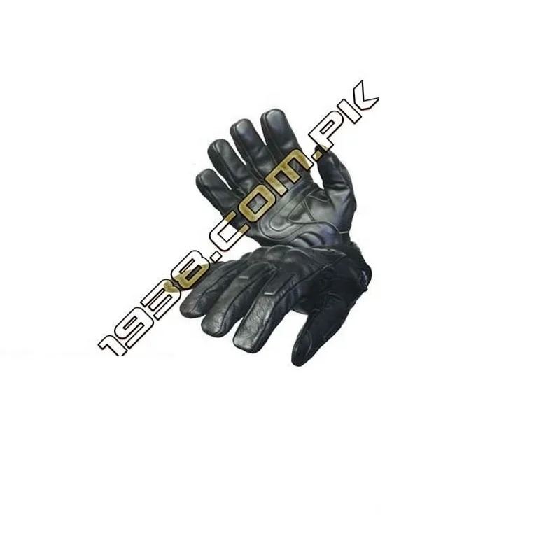 Cut Resistance Black Leather Gloves From Pakistan Hand And Finger ...