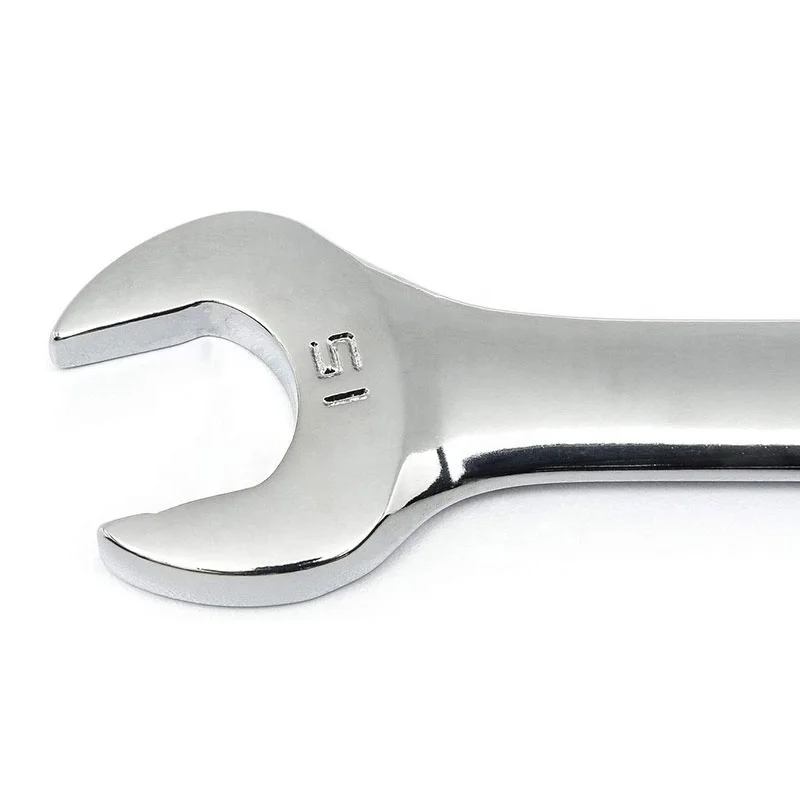 Huaju Industrial Offset Box End & Angled Open End Metric Mirrorchrome Plated Chrome Vanadium