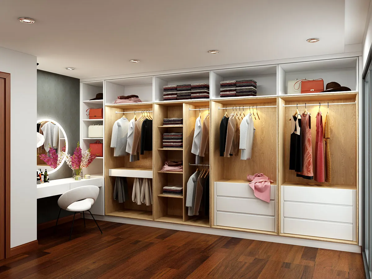 Best Selling Glassdoor Wardrobe Smart Bedroom Furniture Cupboard Mfc