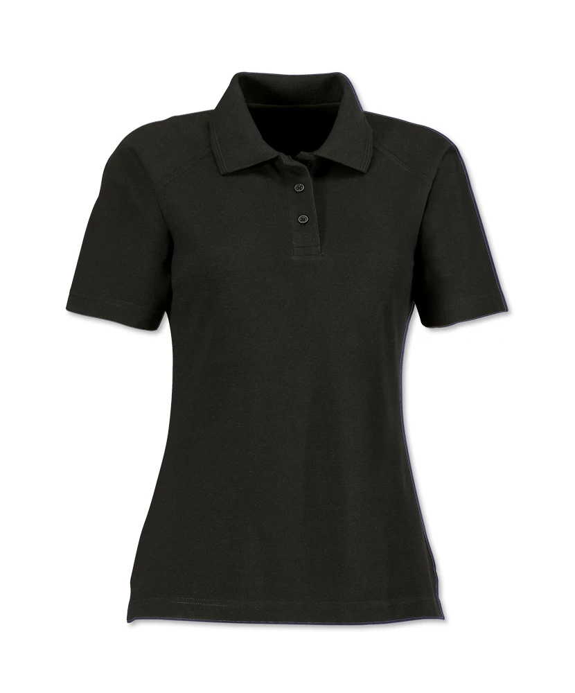 Black Color Custom Logo Design 100 High Quality Export Oriented Polo