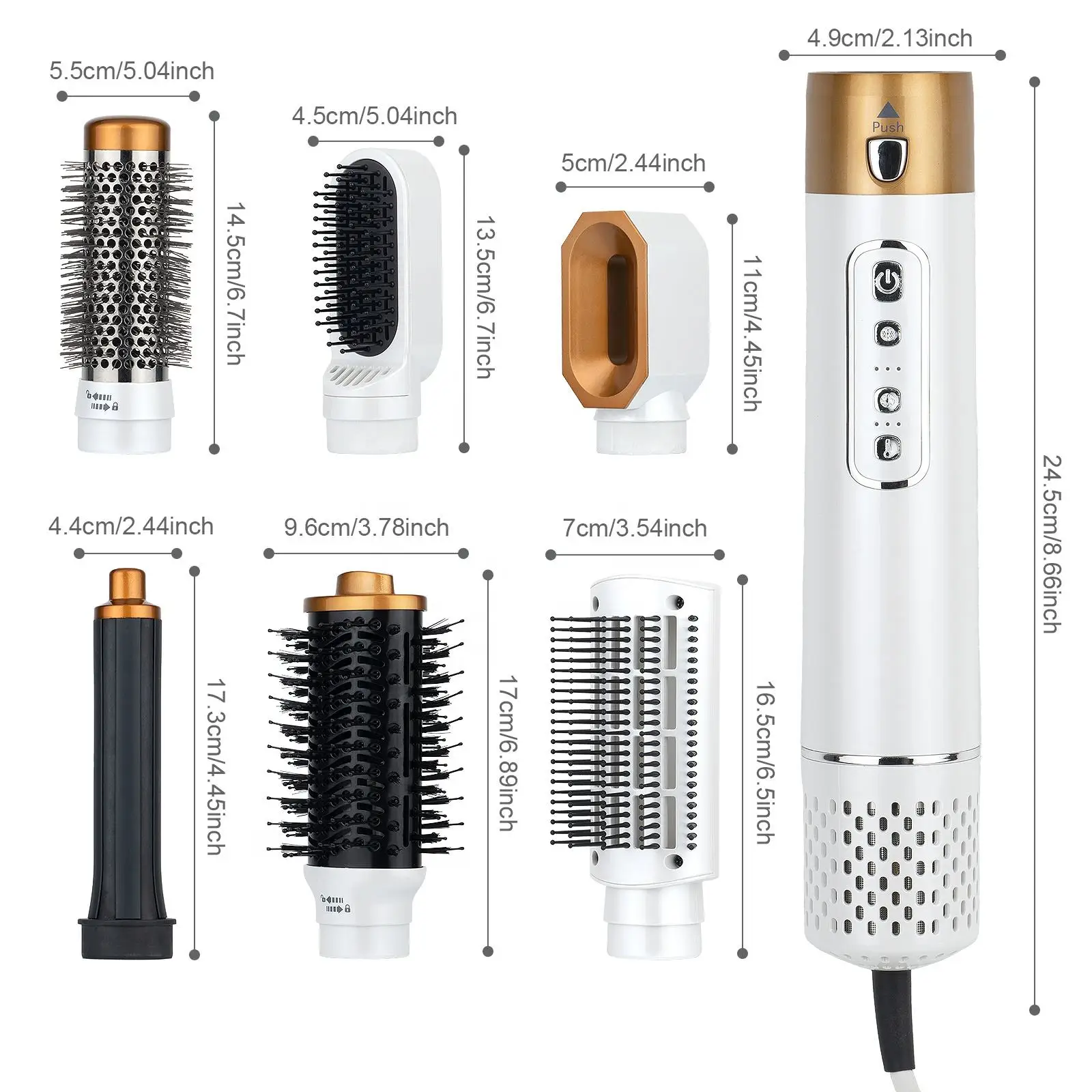 Hs05 Hs01 Dysons Airwraps Air Wrap Hair Dryer With Leather Case Cover