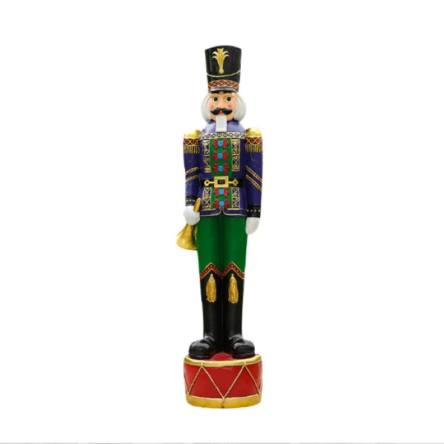 Fiberglass Statues Giant Nutcrackers Custom Outdoor Large Life Size