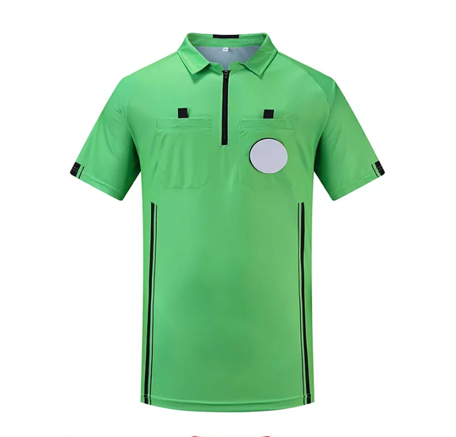 Sublimation Soccer Referee Shirt Football Referee Jersey Short Sleeve