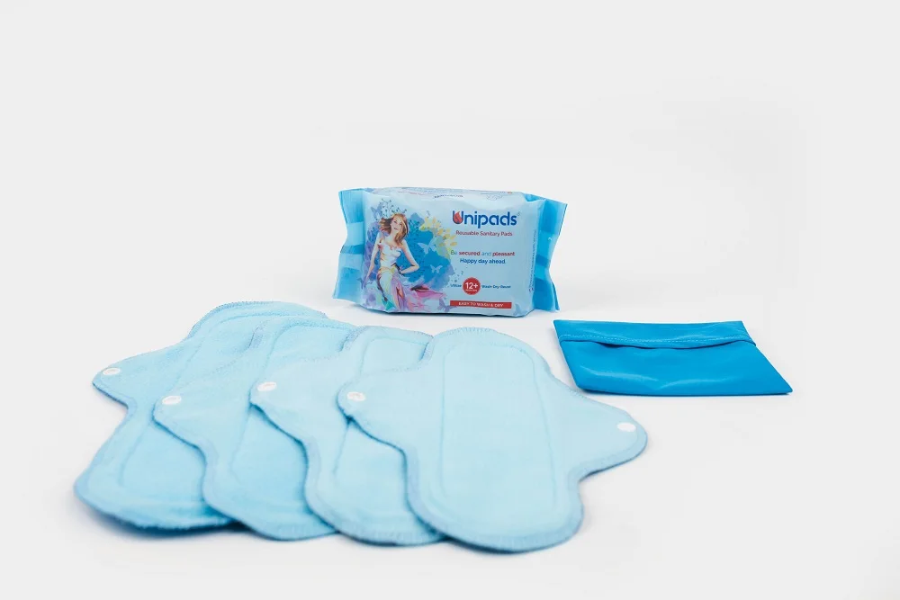 Menstrual Reusable Sanitary Napkin Pads With Highly Absorbent Eco