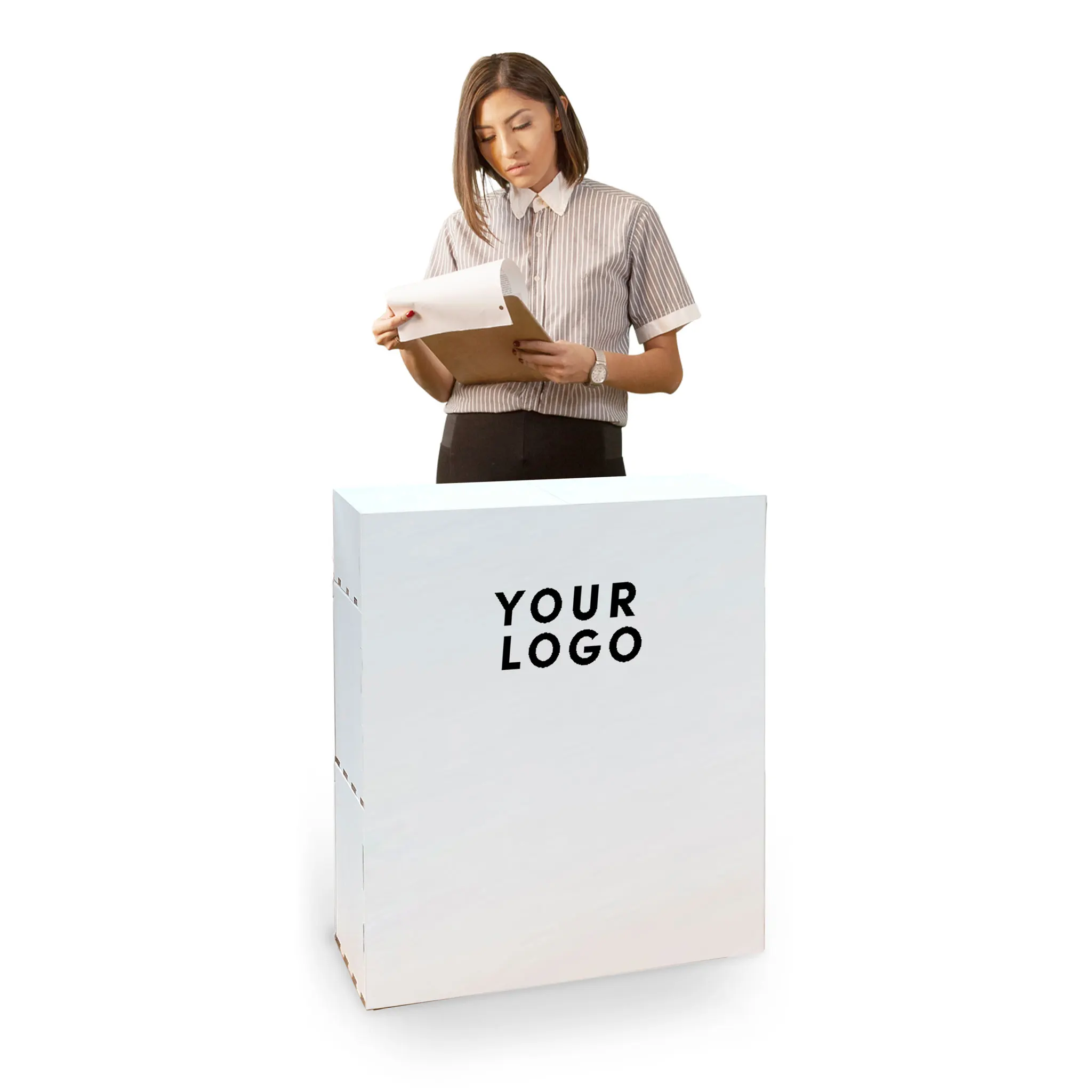 Ecofriendly Modular Reception Desk Shelfpotai 100 Customizable With