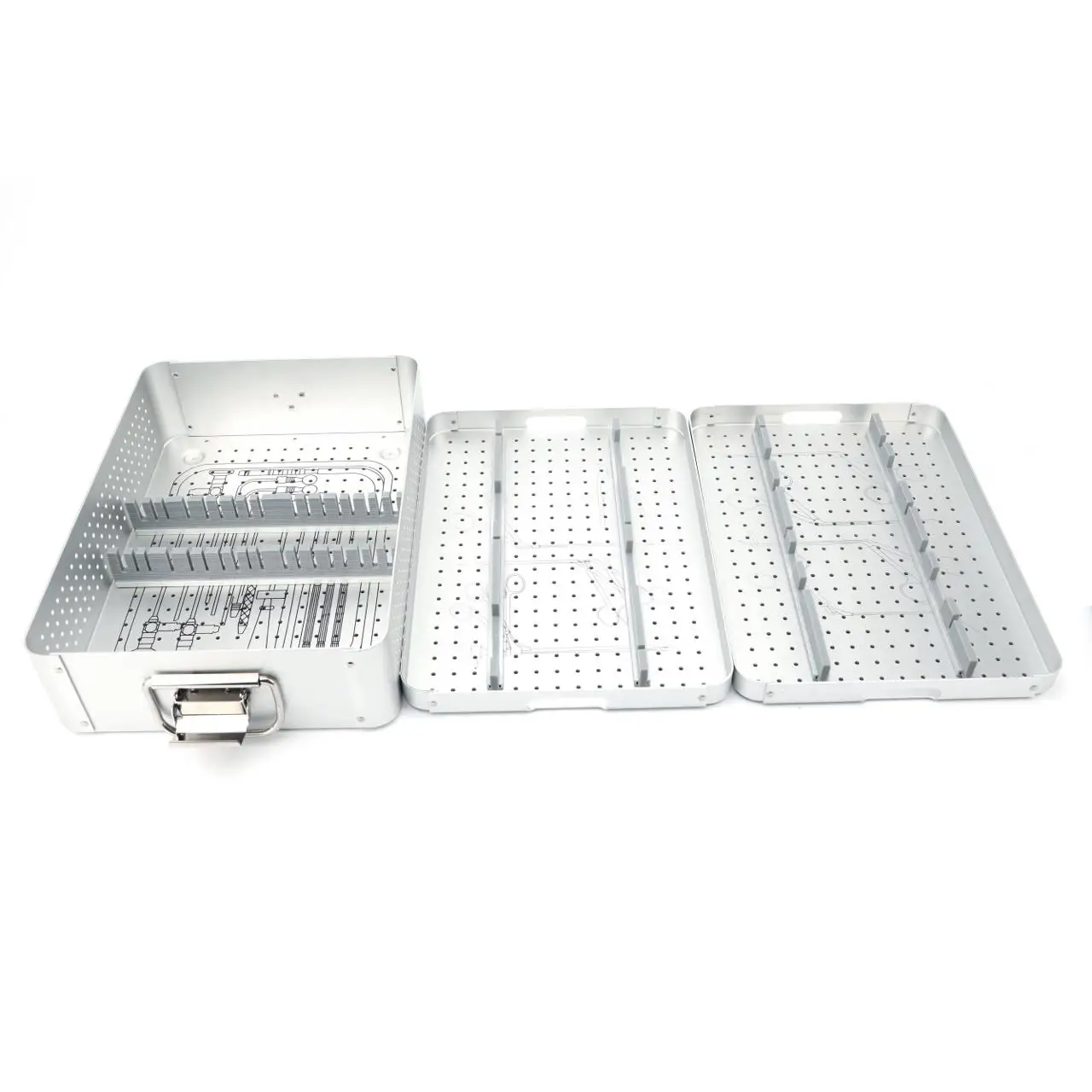 Arthroscopy Instruments Aluminum Sterilization Box, Arthroscopic ...