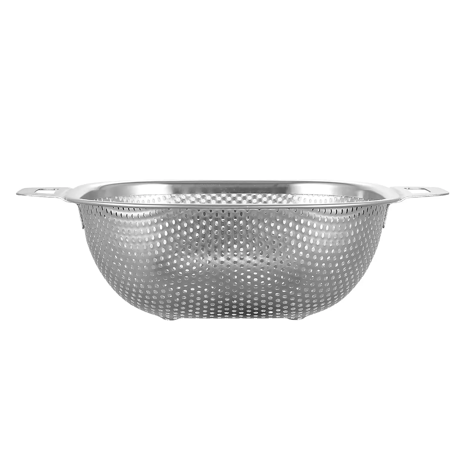 Drainer Strainer Metal Colander With Handle Round Shape Vegetable ...