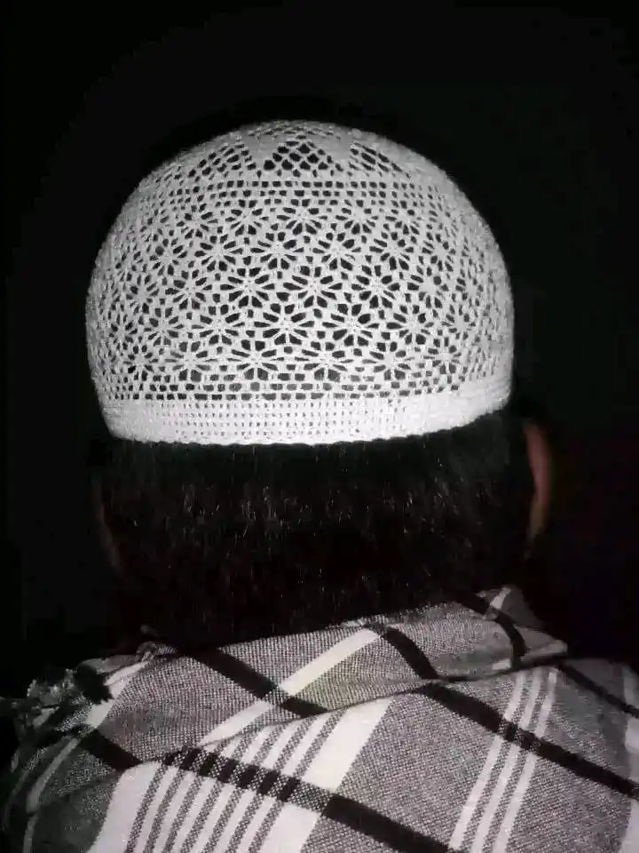 High Quality Hand-knitted Kufi Hat For Men Muslim Prayer Tupi Haji ...