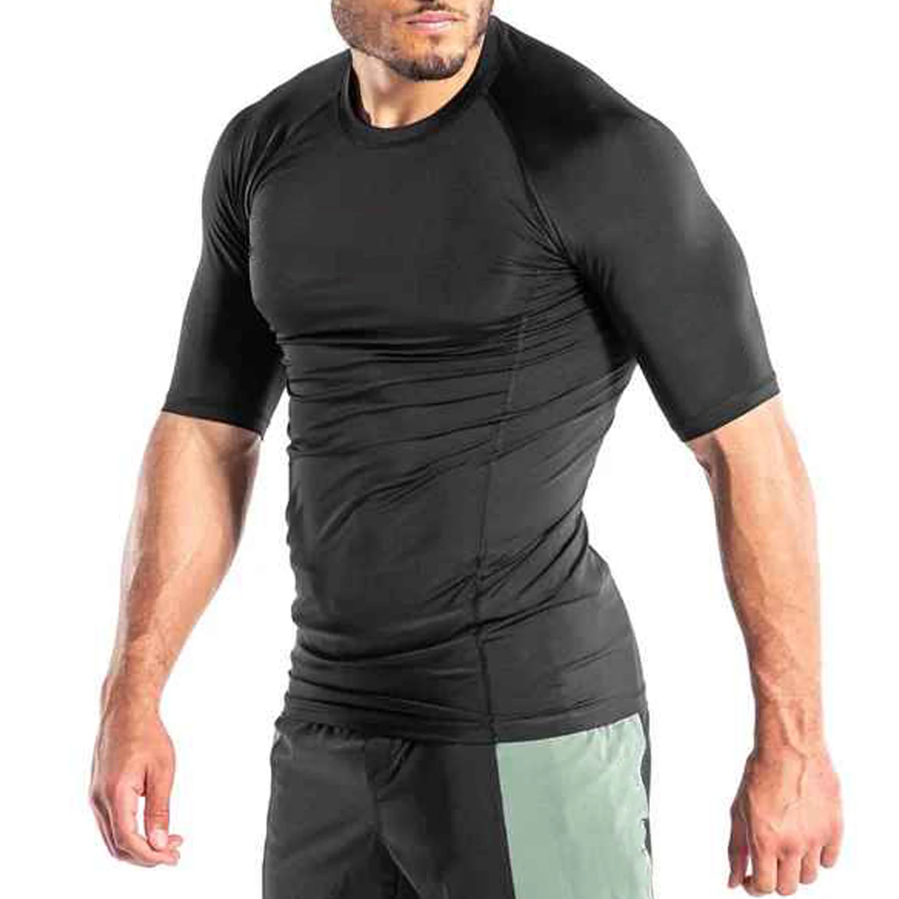 Custom Made Rash Guards High Quality Men Rash Guard Sublimation Printed