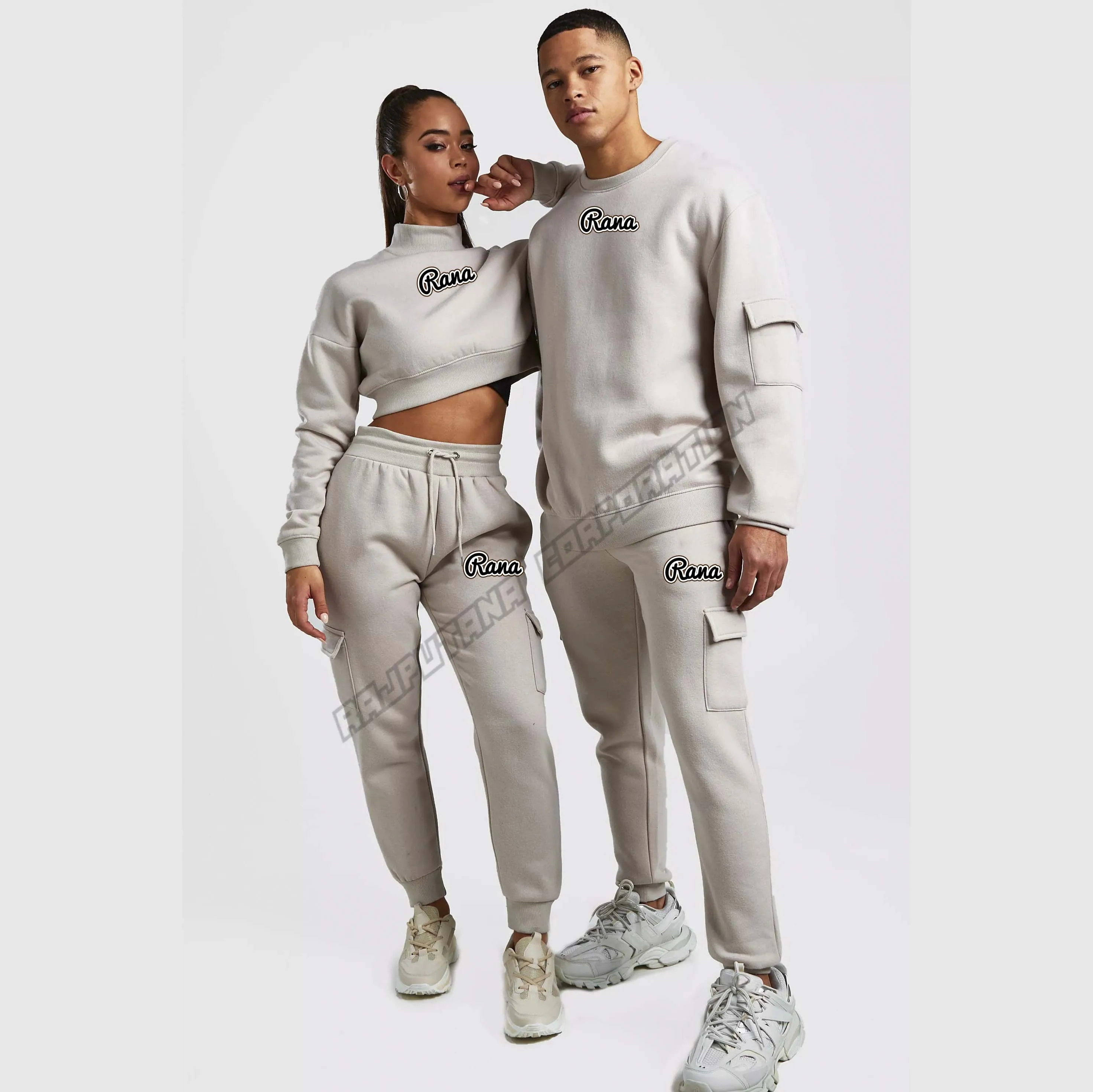 Matching Couple Tracksuits / Sweat Suits Couple Workout Outfit Couple Joggers Track Tops